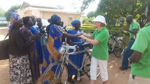 CRESS - Christian Relief and Education for South Sudanese - Presentation of bikes to Mothers Union